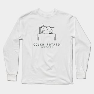 Couch Potato Minimalist/Simple Art Long Sleeve T-Shirt